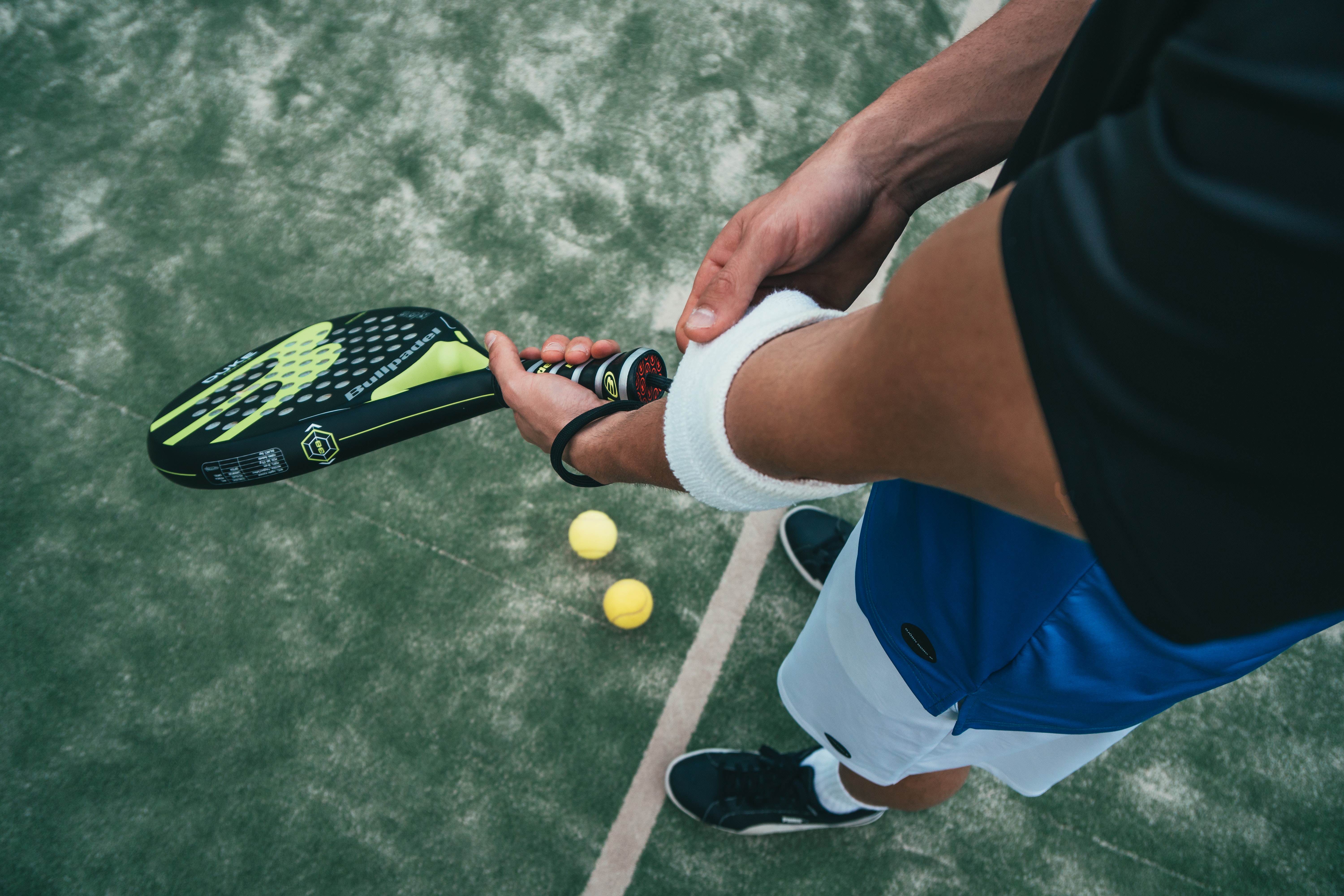 Fotografía de una pista de padel